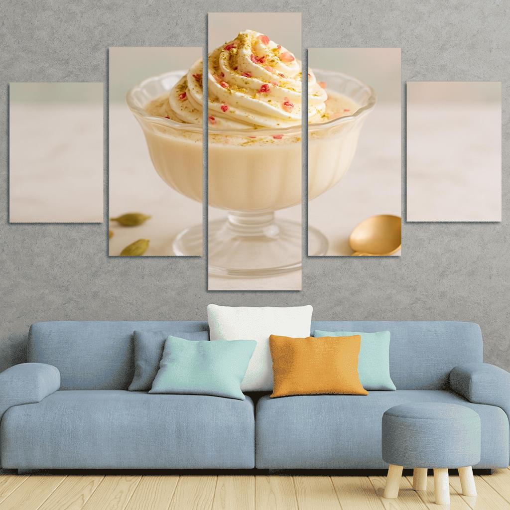 Rose Cardamom Cloud Pudding art trends