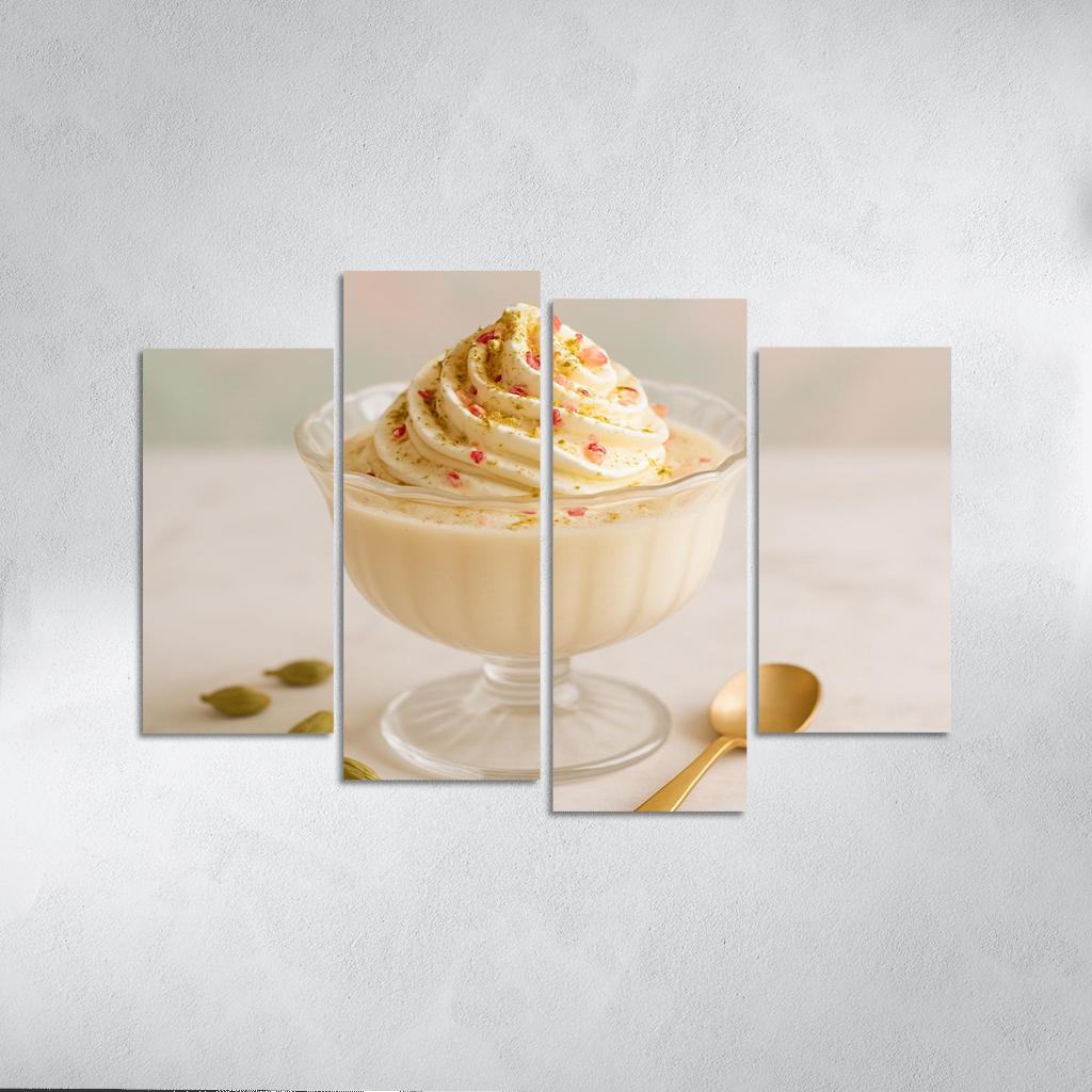 Rose Cardamom Cloud Pudding art trends