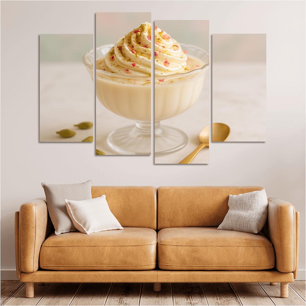 Rose Cardamom Cloud Pudding art trends