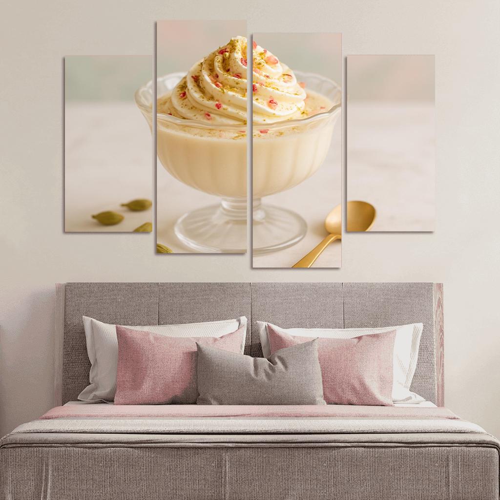 Rose Cardamom Cloud Pudding art trends