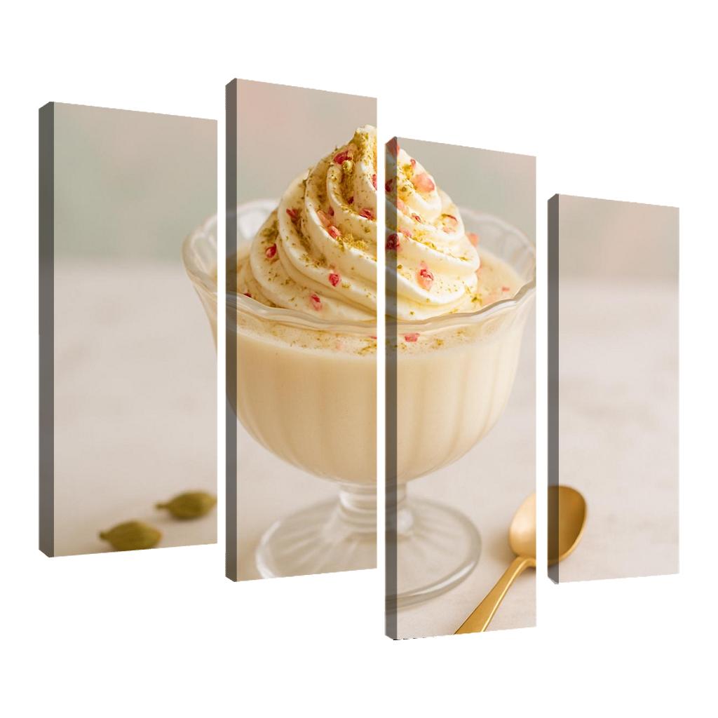 Rose Cardamom Cloud Pudding art trends