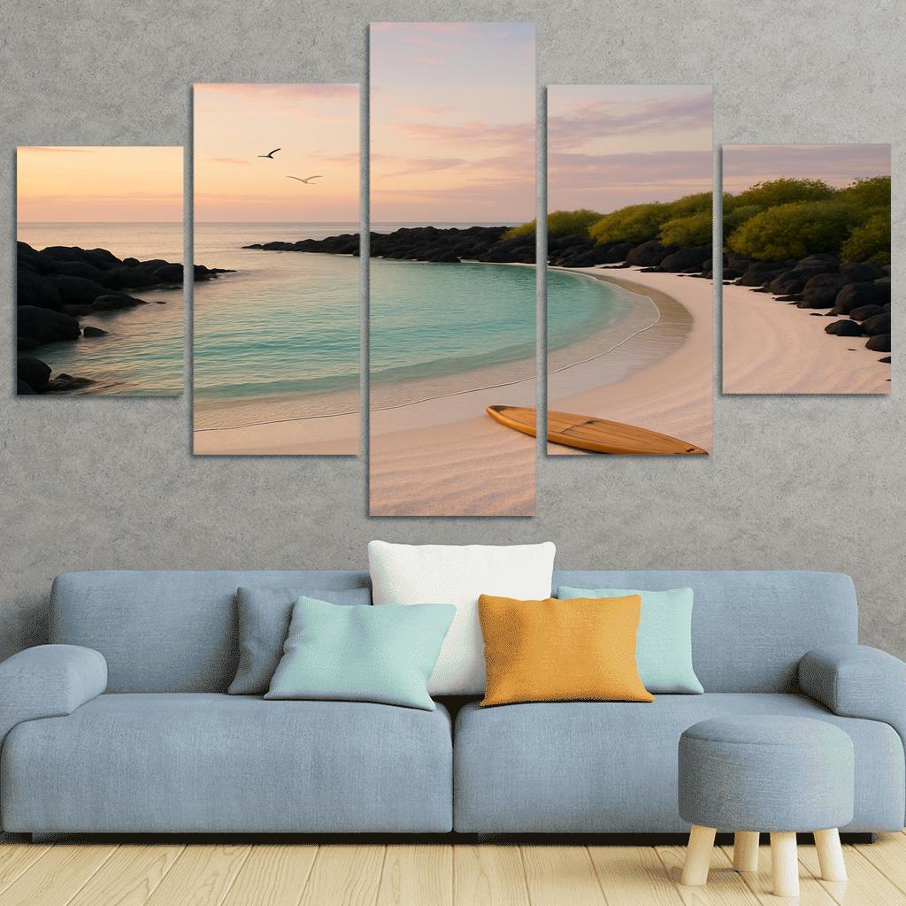 Silver Shell Lagoon Escape decor