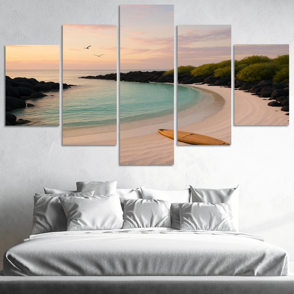 Silver Shell Lagoon Escape decor