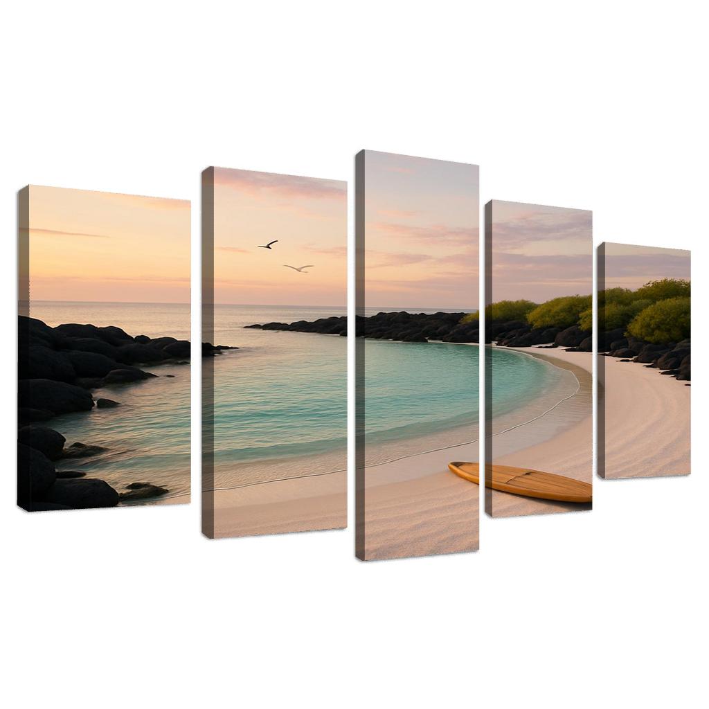 Silver Shell Lagoon Escape decor