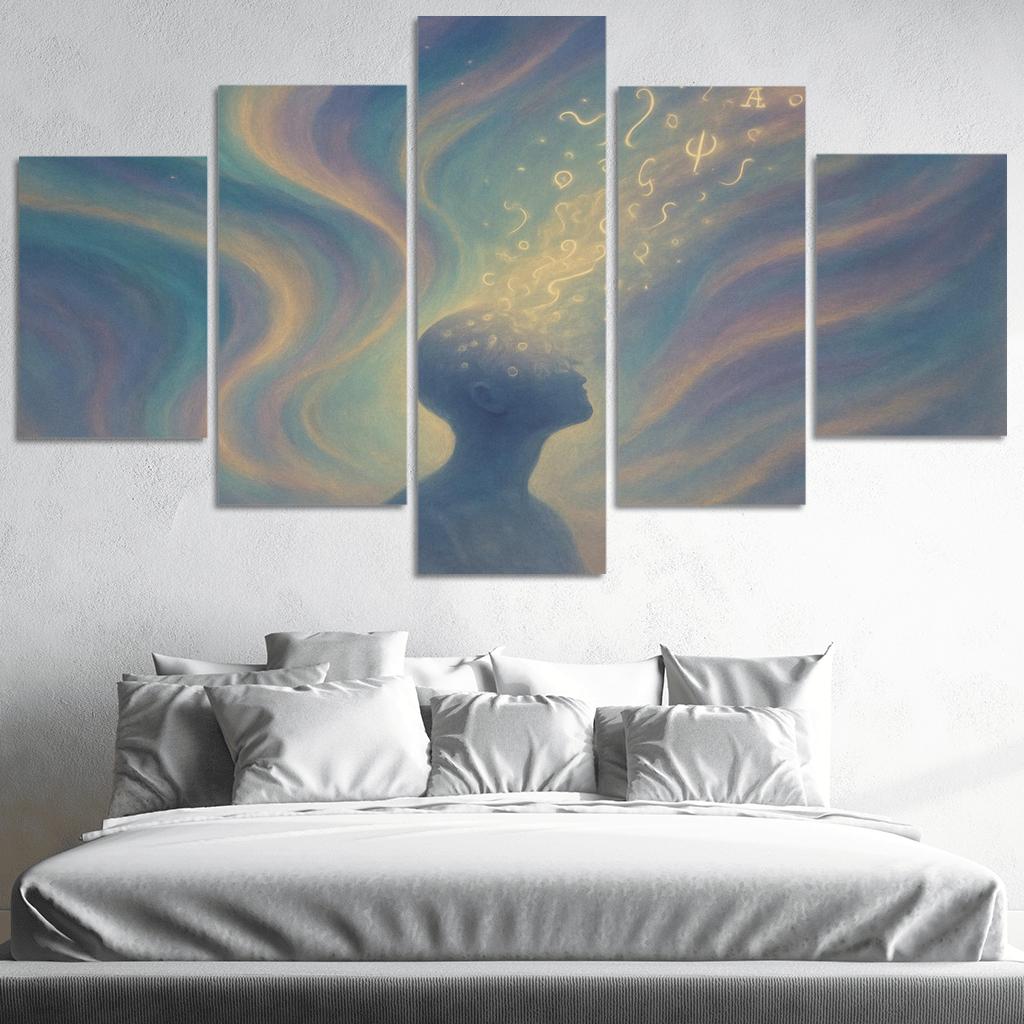 Aurora Of Unspoken Thoughts custom paintings frame