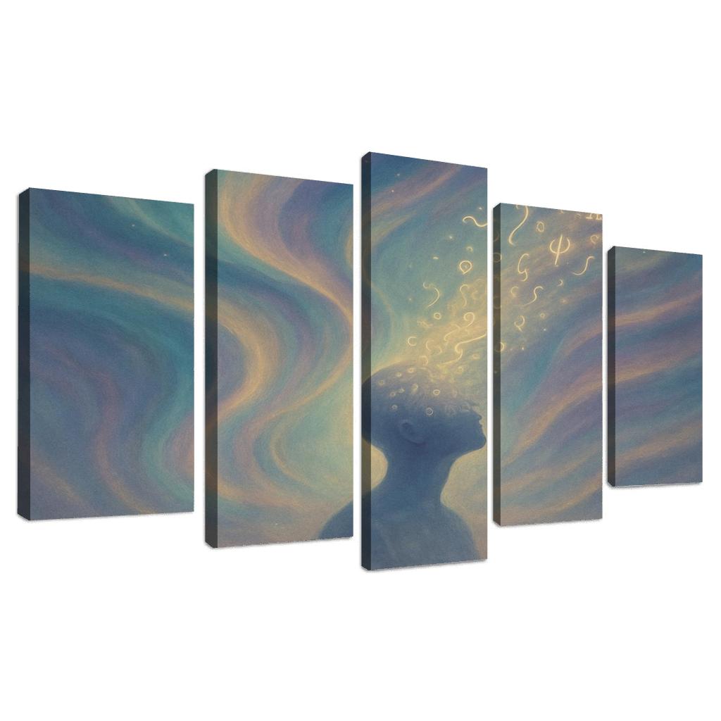 Aurora Of Unspoken Thoughts custom paintings frame