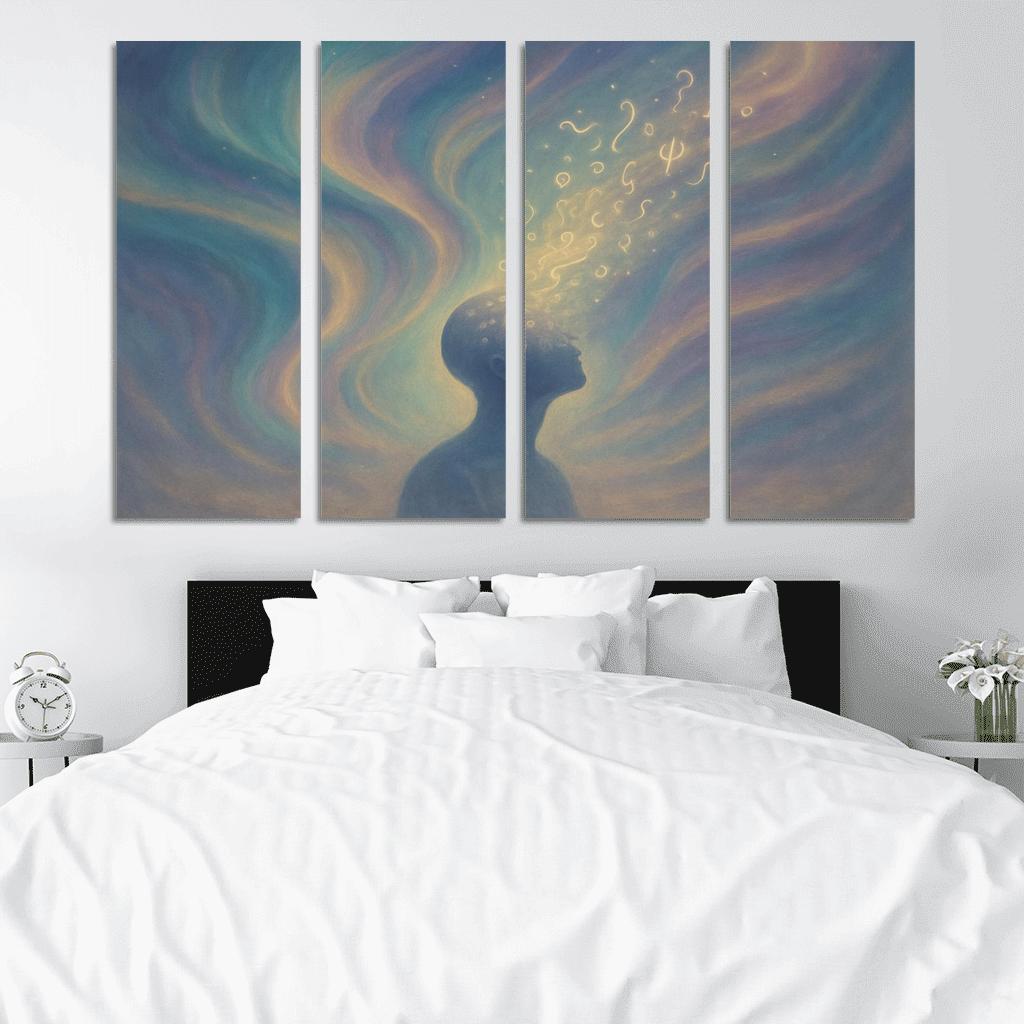 Aurora Of Unspoken Thoughts custom paintings frame