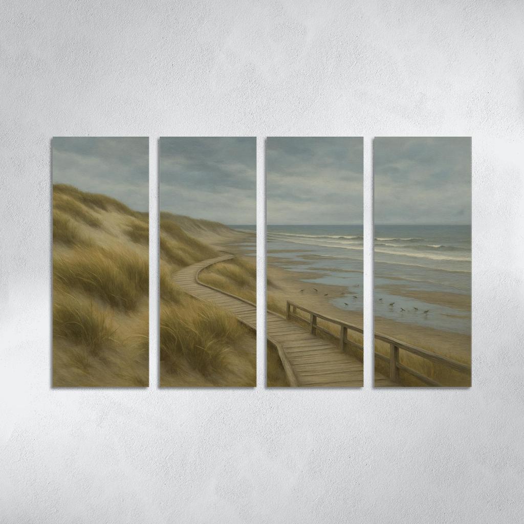 Whispering Dunes Tidal Sanctuary canvas paintings frame