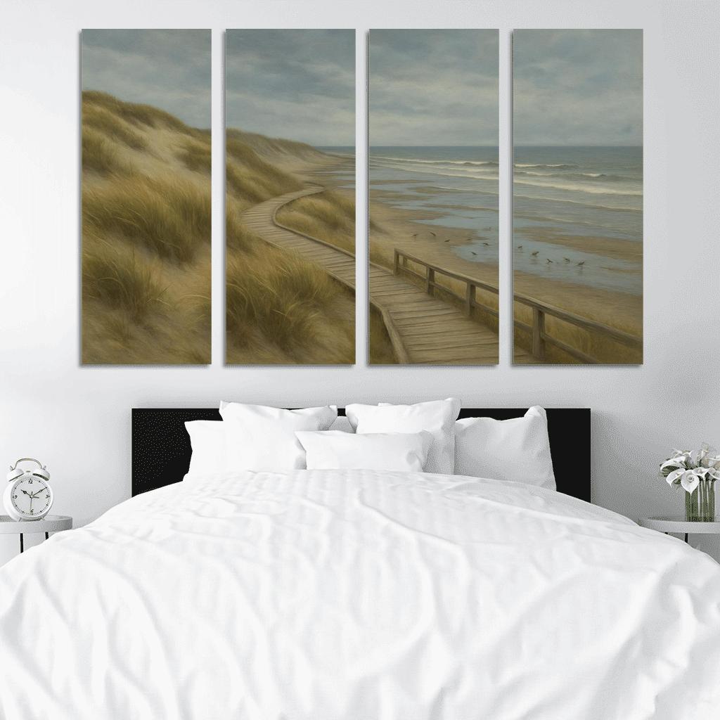 Whispering Dunes Tidal Sanctuary canvas paintings frame