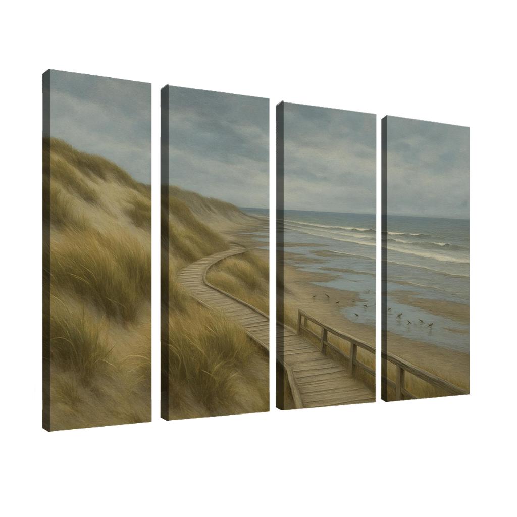 Whispering Dunes Tidal Sanctuary canvas paintings frame