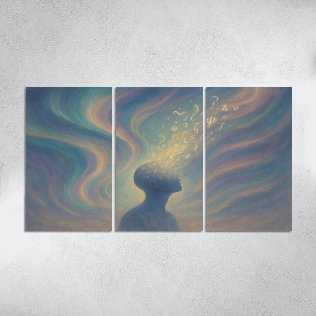 Aurora Of Unspoken Thoughts custom paintings frame