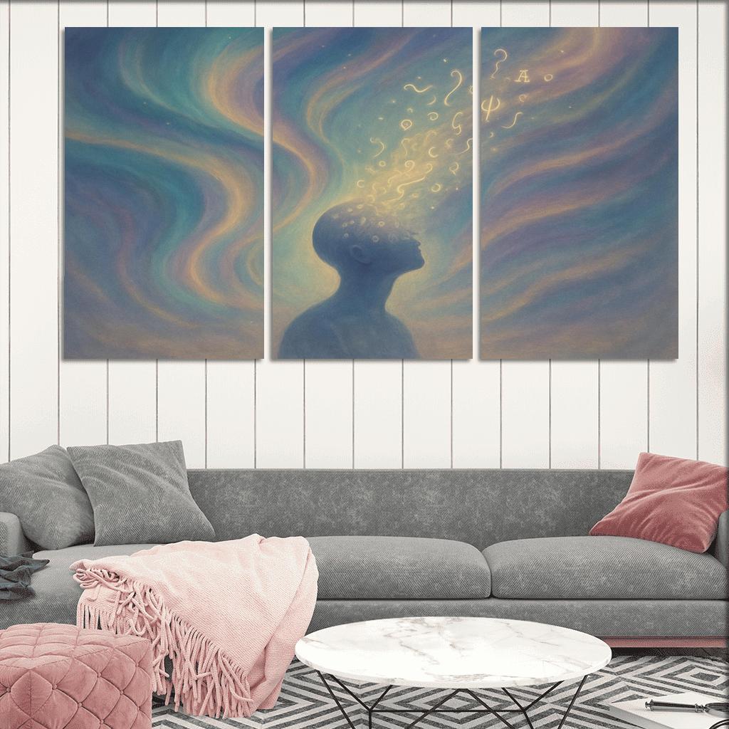 Aurora Of Unspoken Thoughts custom paintings frame