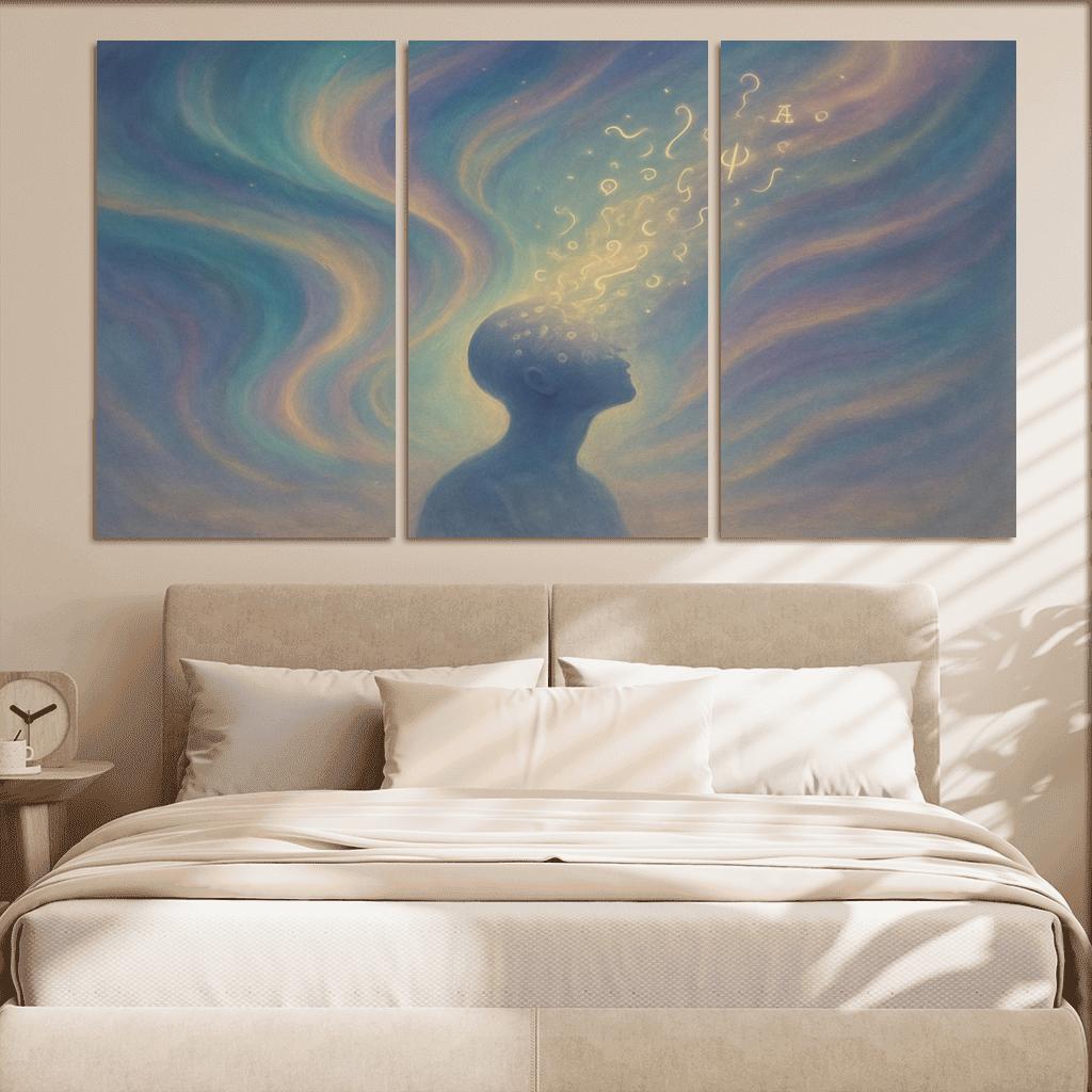 Aurora Of Unspoken Thoughts custom paintings frame