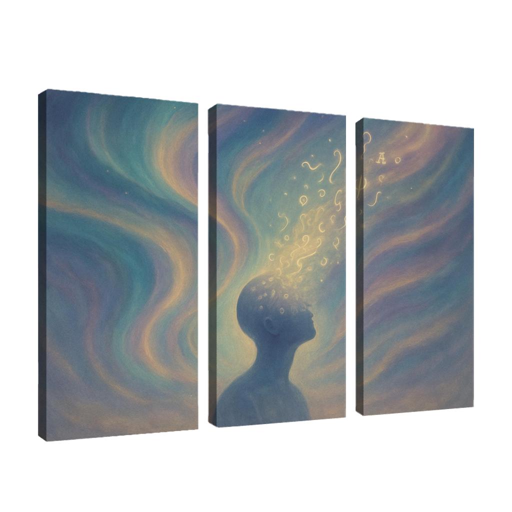 Aurora Of Unspoken Thoughts custom paintings frame