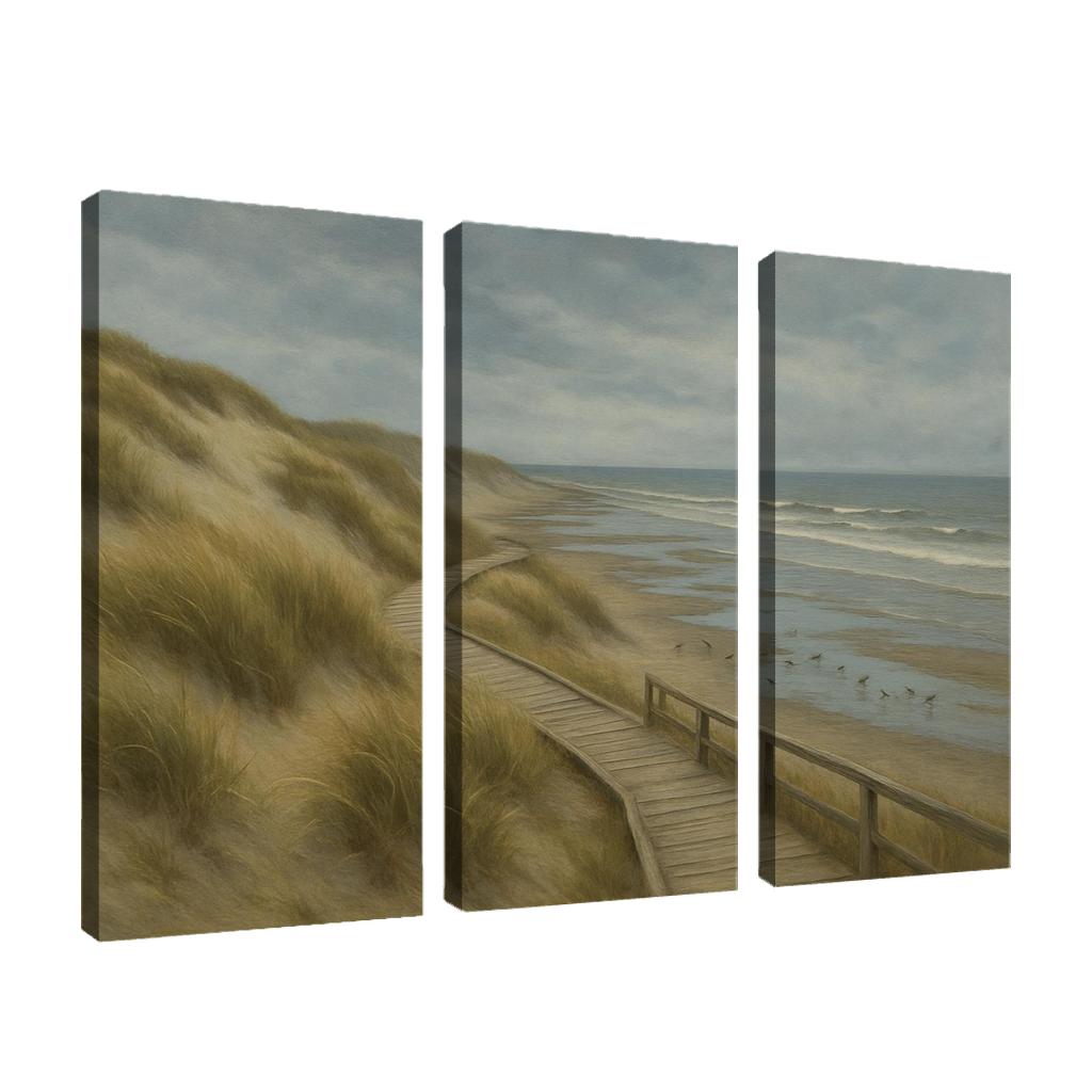 Whispering Dunes Tidal Sanctuary canvas paintings frame