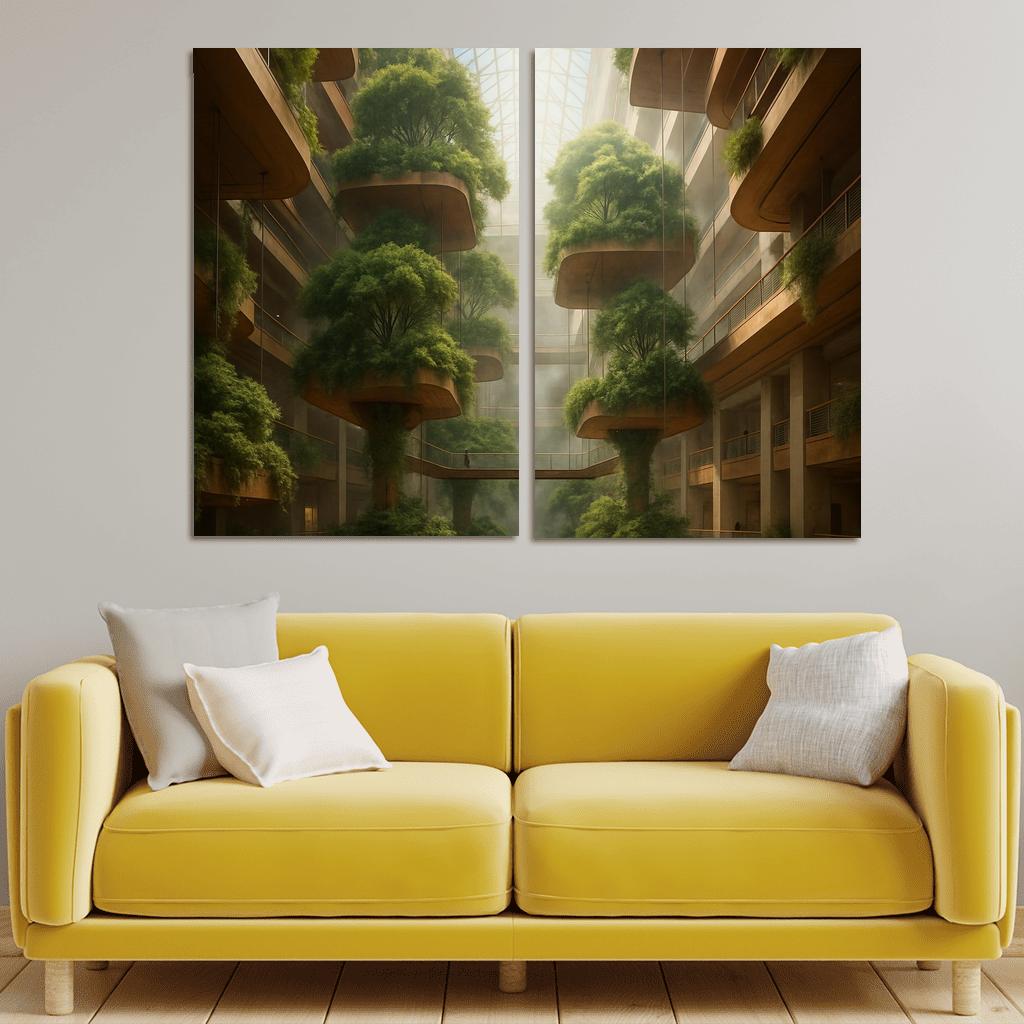 Floating Atrium Forests art trends