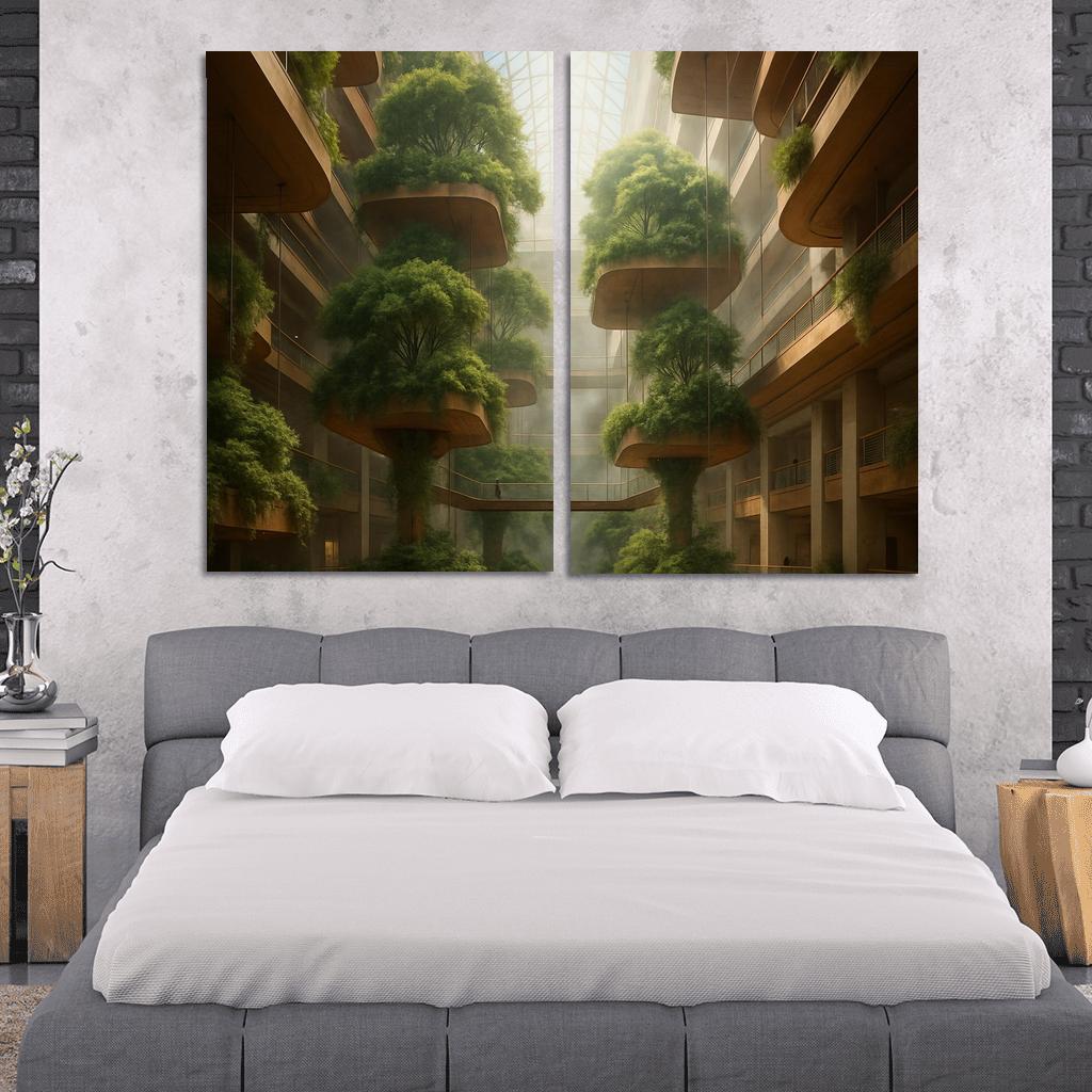 Floating Atrium Forests art trends