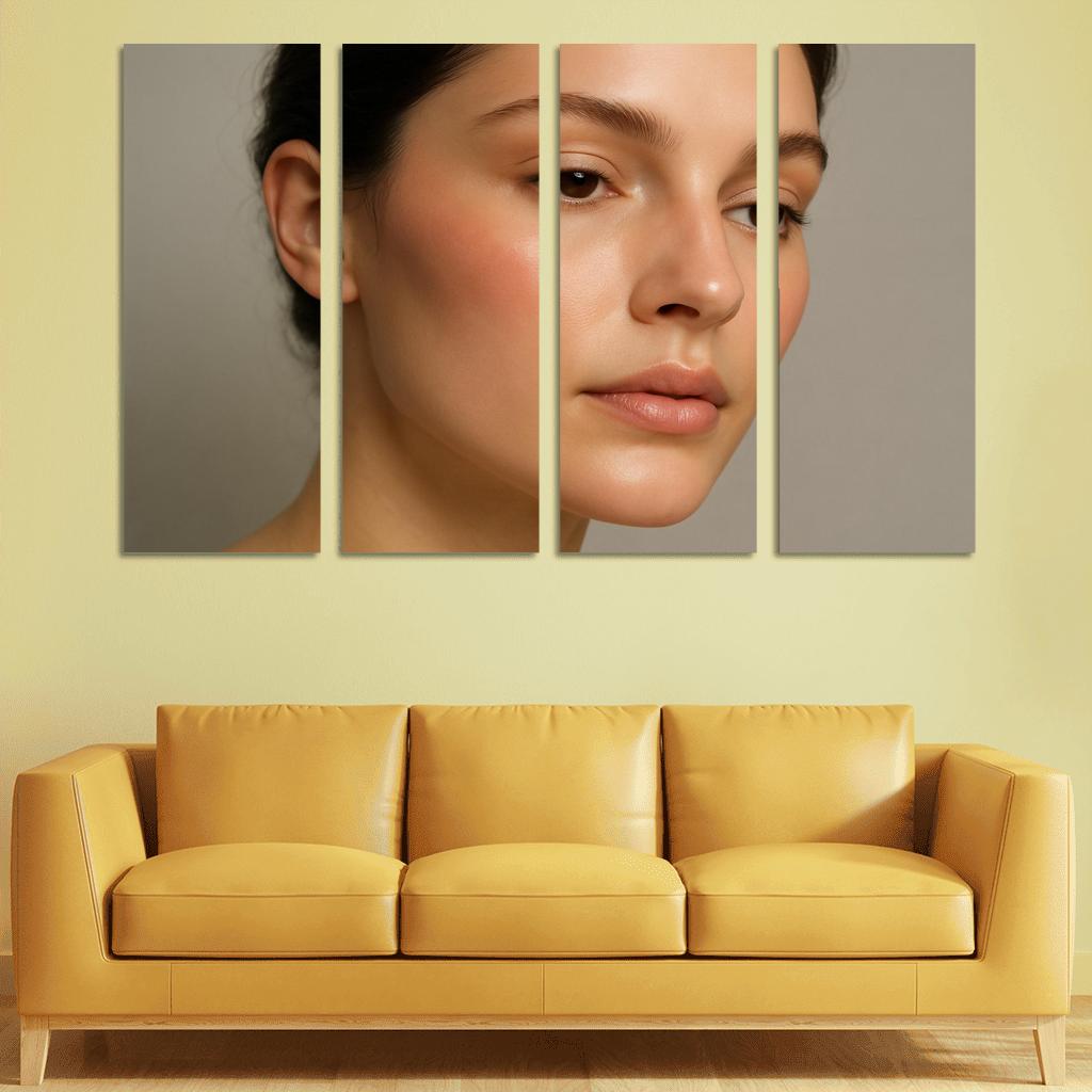 Skin Canvas Soft Sculpt Makeup abstract paintings frame