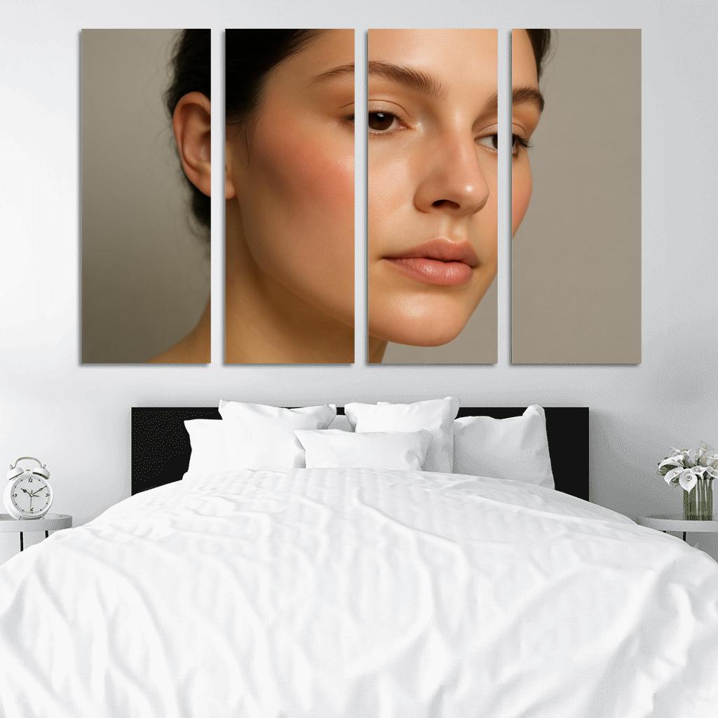 Skin Canvas Soft Sculpt Makeup abstract paintings frame