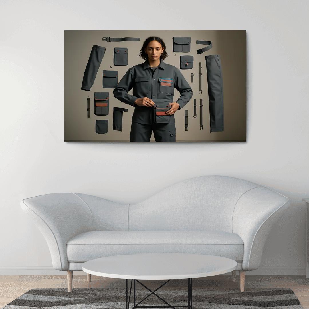 Modular Wardrobe Alchemy abstract paintings frame