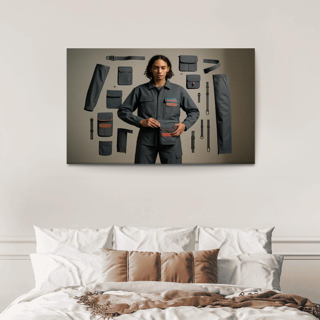 Modular Wardrobe Alchemy abstract paintings frame