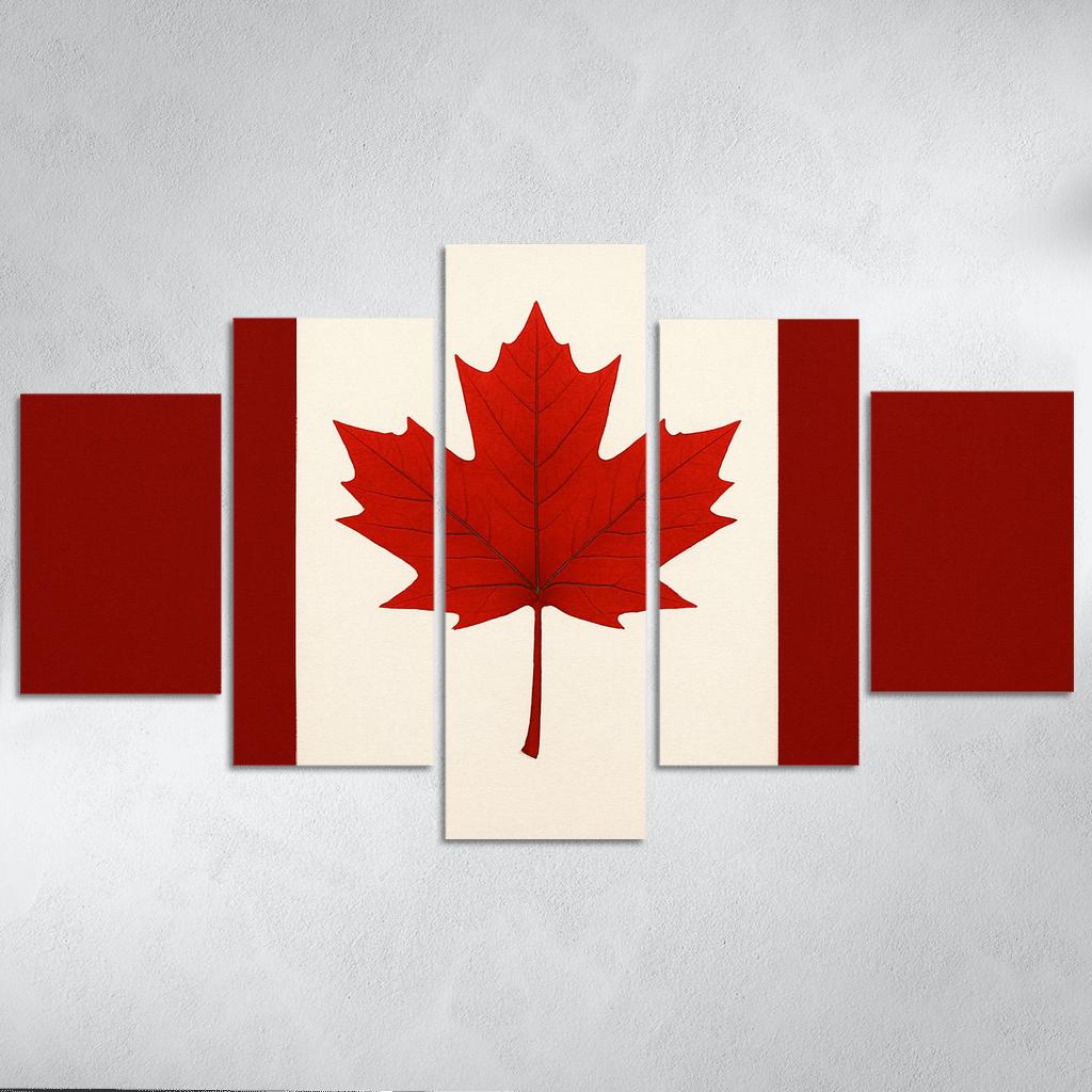 Maple Leaf Banner Of Resilience decor