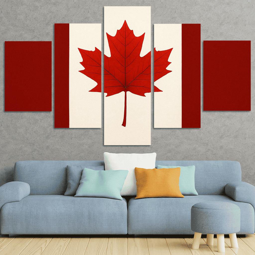 Maple Leaf Banner Of Resilience decor