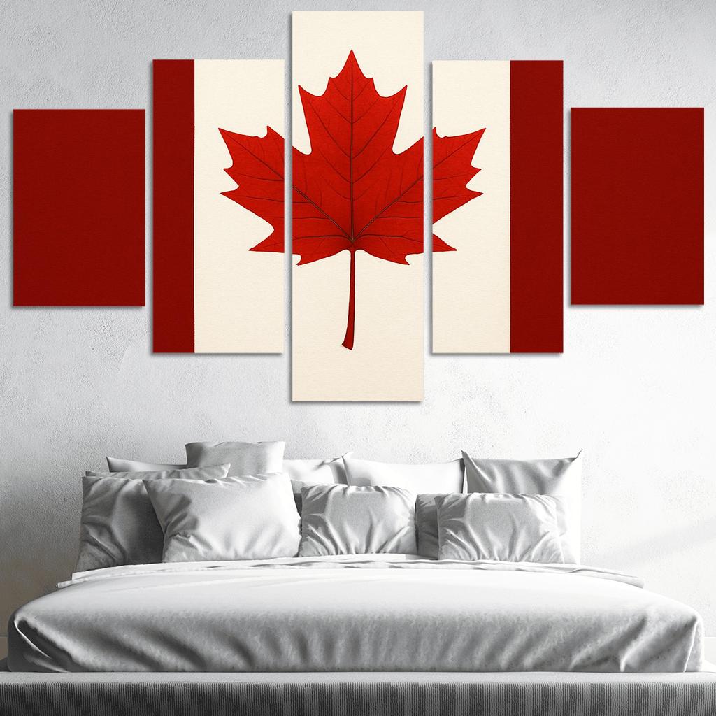 Maple Leaf Banner Of Resilience decor