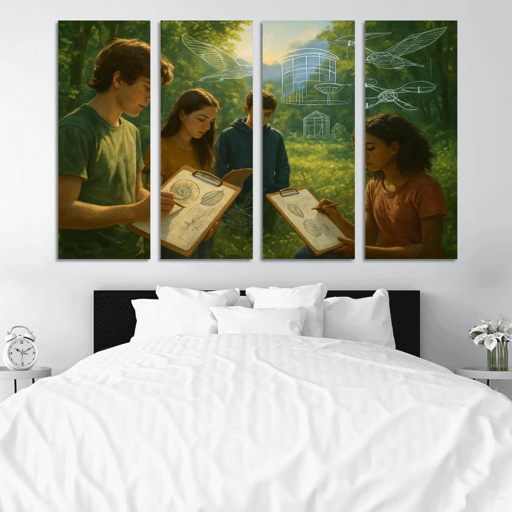 Biomimicry Lab Learning From Nature To Solve Problems framed paintings