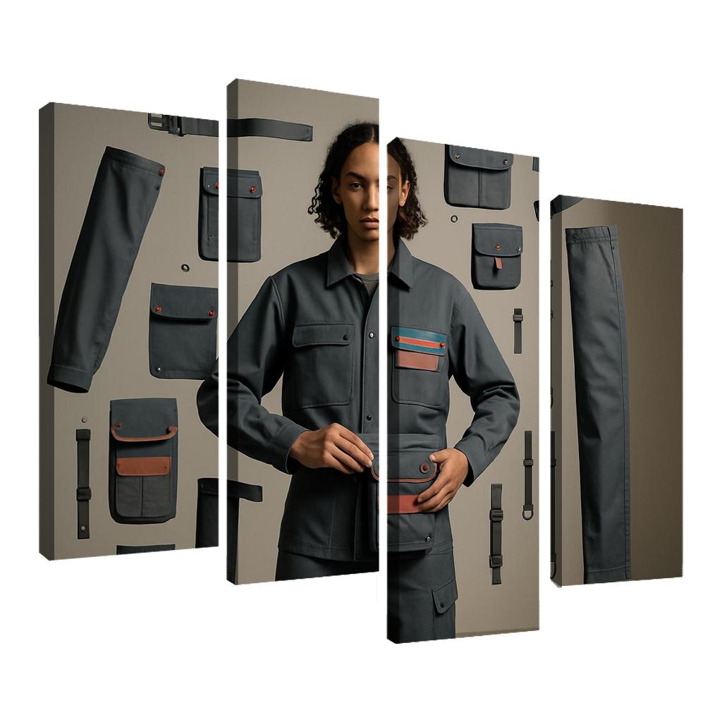 Modular Wardrobe Alchemy abstract paintings frame