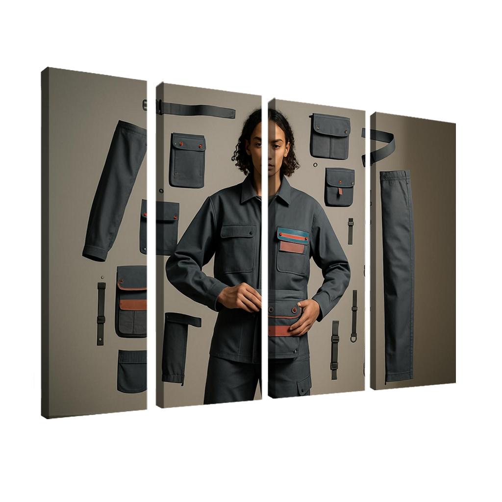 Modular Wardrobe Alchemy abstract paintings frame