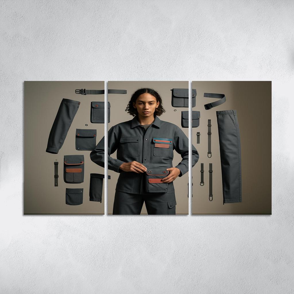 Modular Wardrobe Alchemy abstract paintings frame