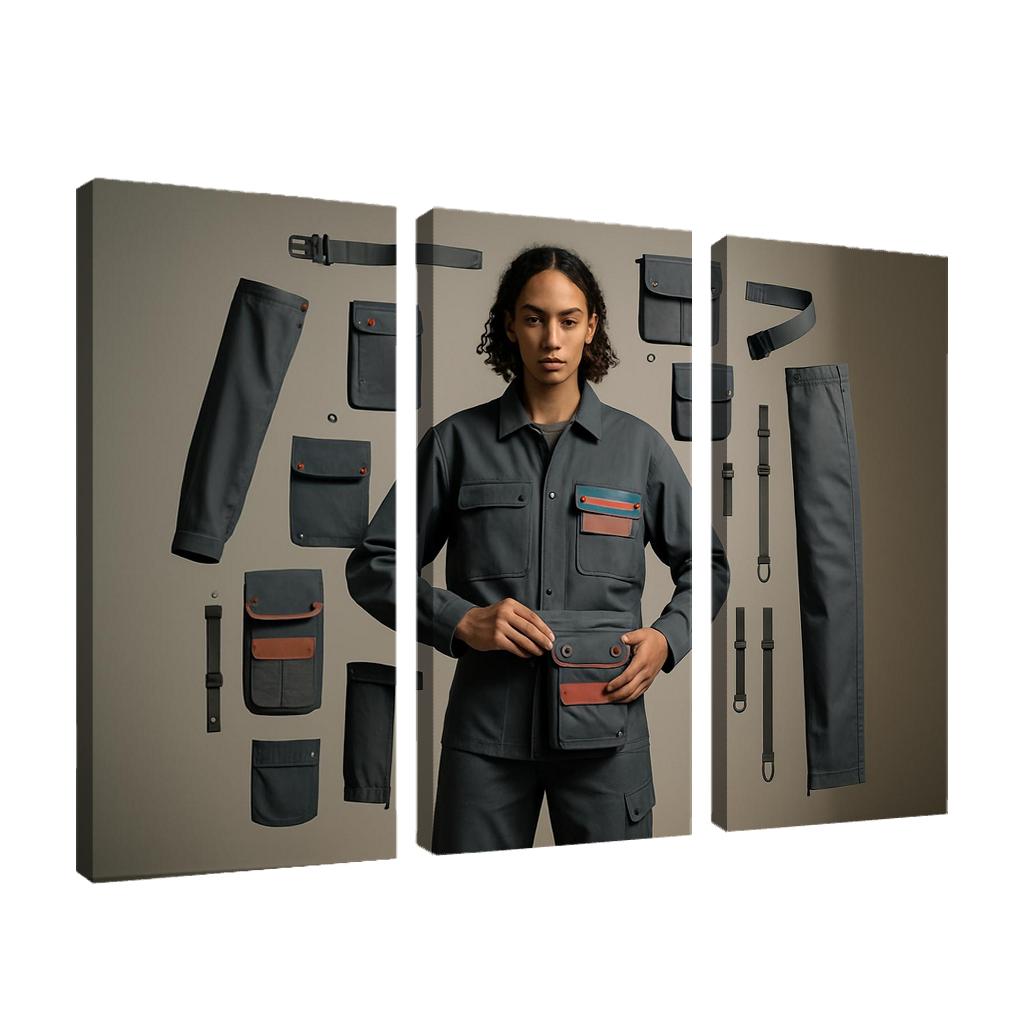 Modular Wardrobe Alchemy abstract paintings frame