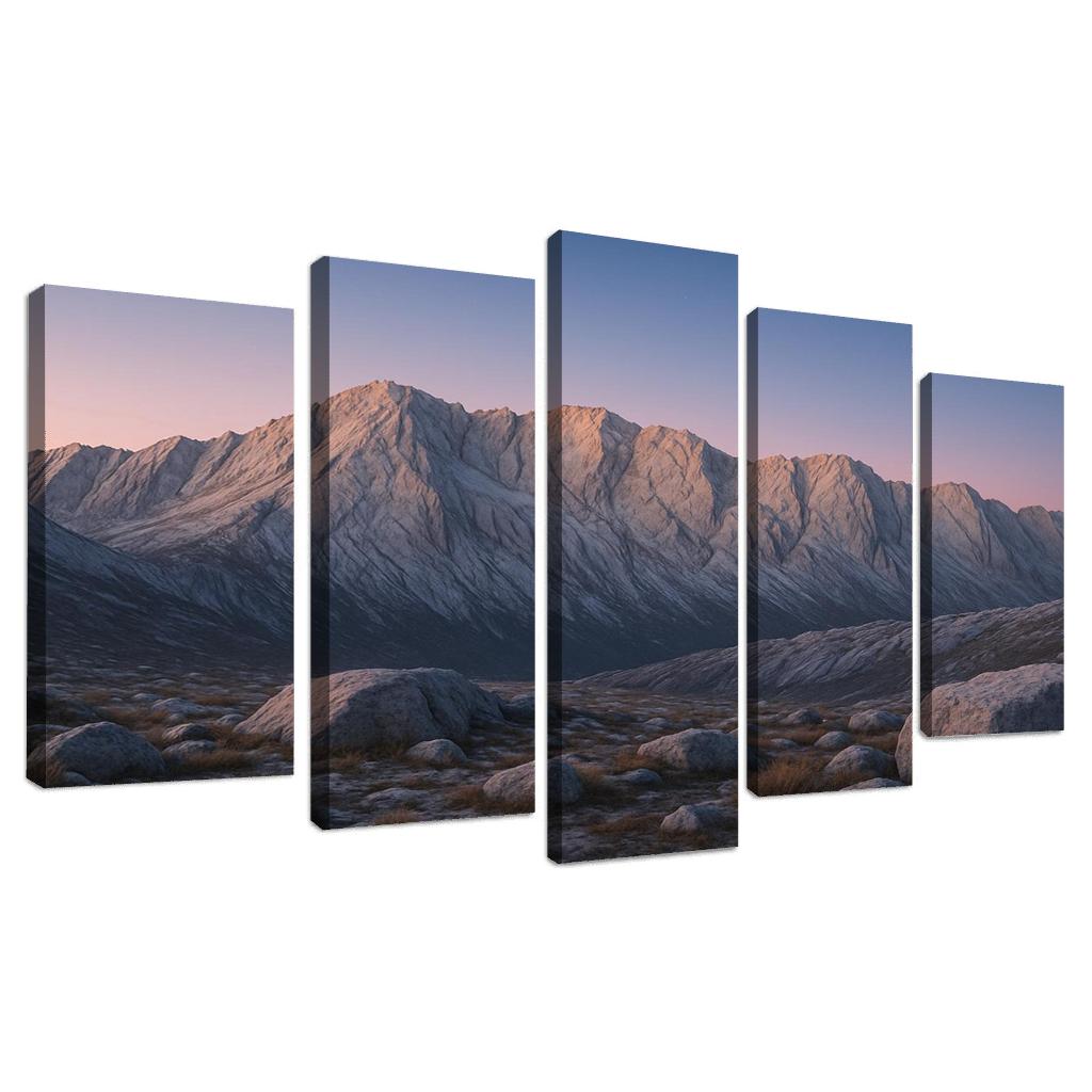 Celestial Dawn Over Frosted Granite Ridge home decor