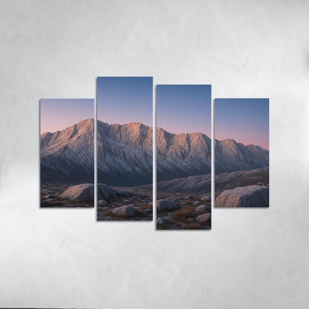 Celestial Dawn Over Frosted Granite Ridge home decor