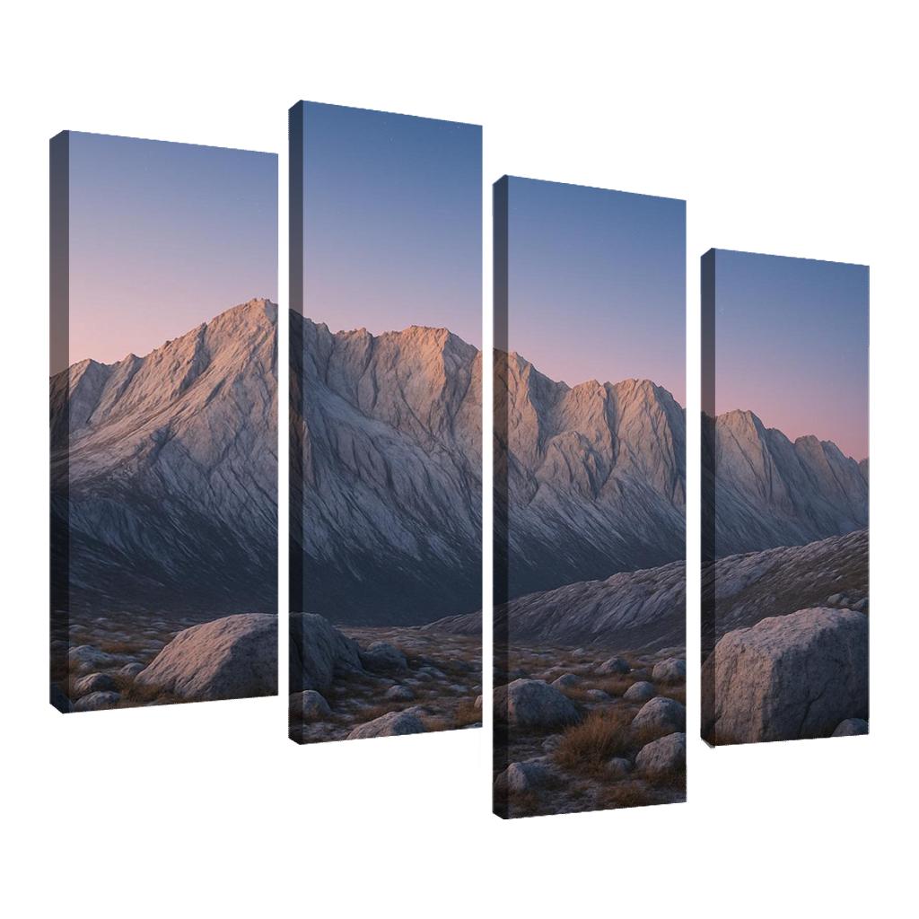 Celestial Dawn Over Frosted Granite Ridge home decor