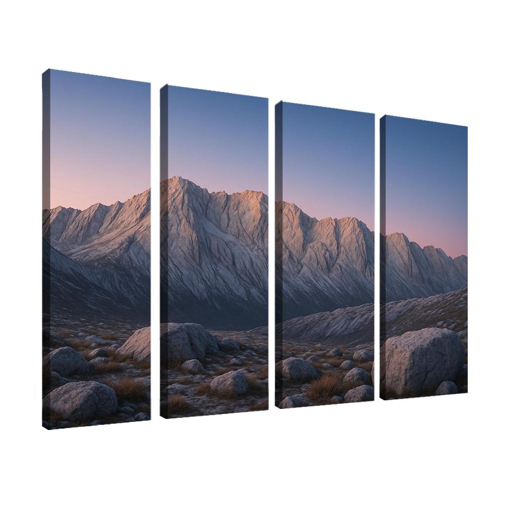 Celestial Dawn Over Frosted Granite Ridge home decor