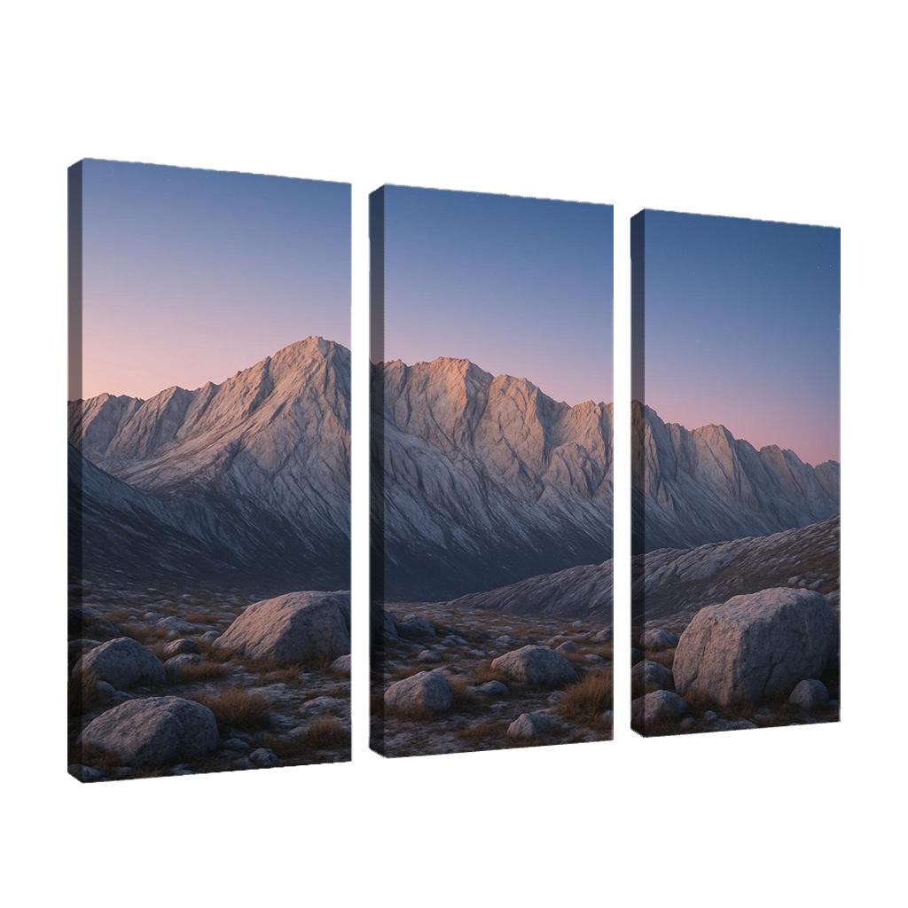 Celestial Dawn Over Frosted Granite Ridge home decor