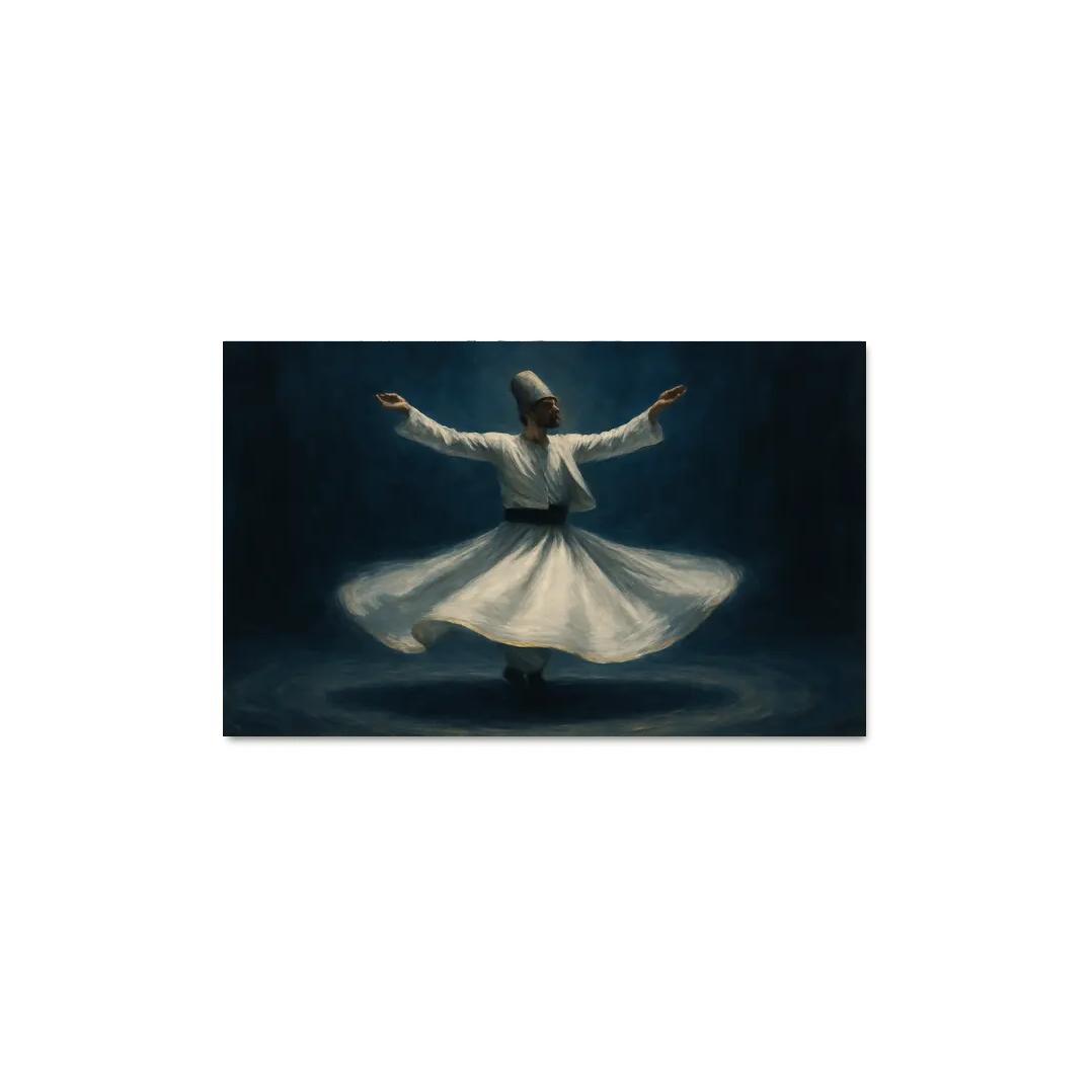 Sufi Whirling Devotion In Motion framed paintings