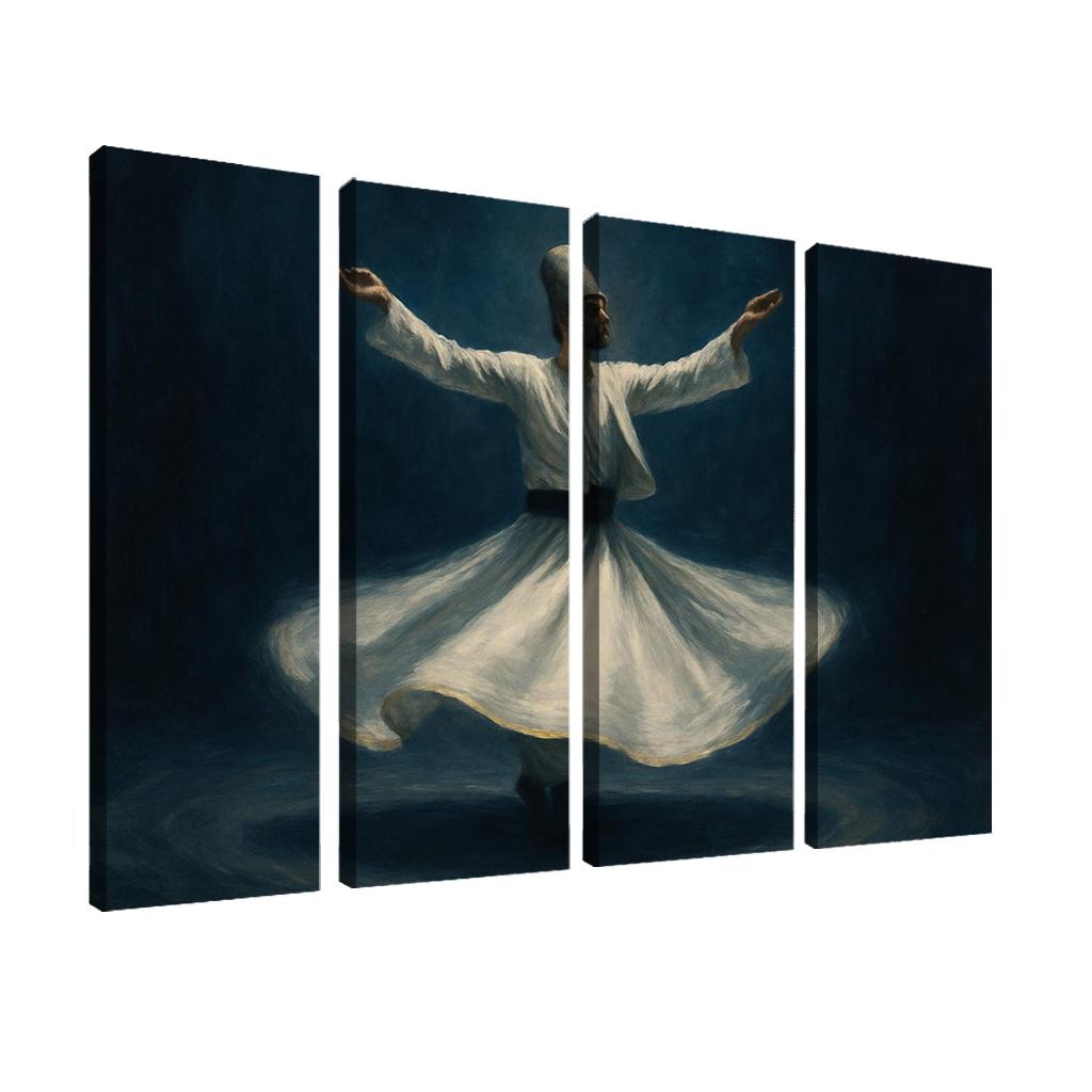 Sufi Whirling Devotion In Motion framed paintings