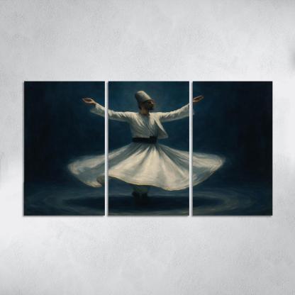 Sufi Whirling Devotion In Motion framed paintings