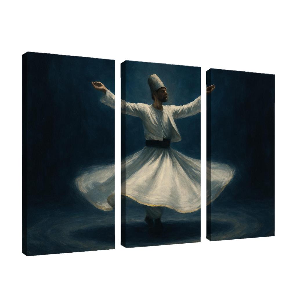 Sufi Whirling Devotion In Motion framed paintings