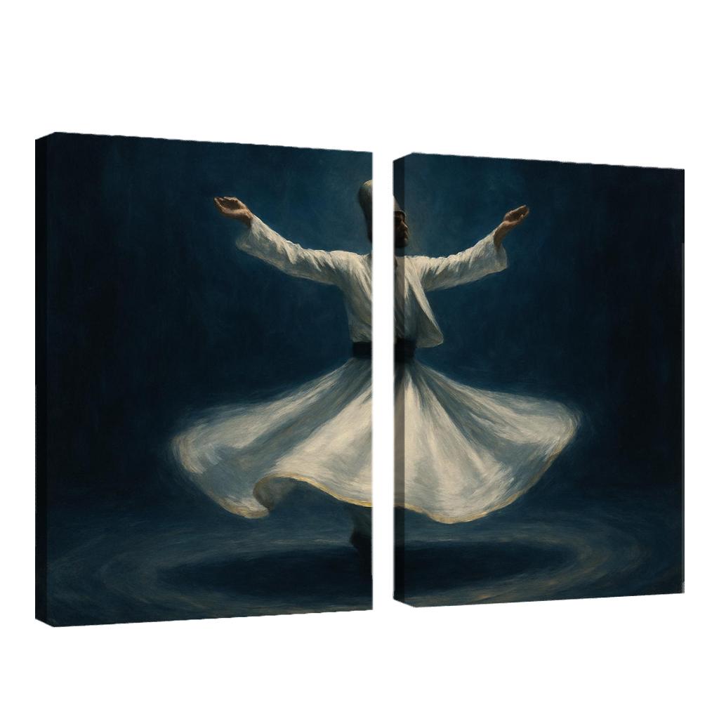 Sufi Whirling Devotion In Motion framed paintings