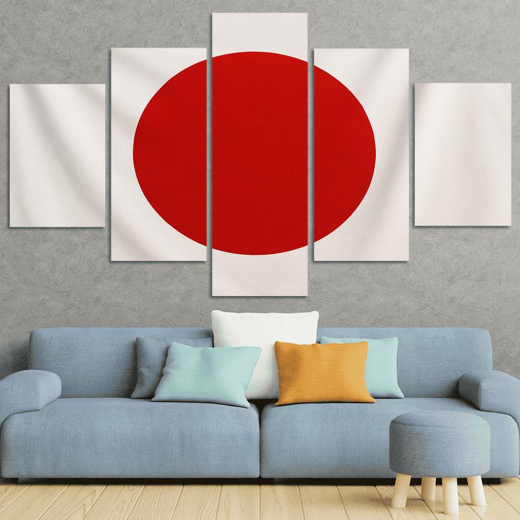 Rising Sun Emblem Of Tranquility canvas paintings frame
