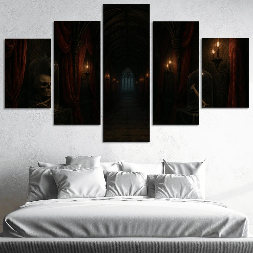 Velvet Reliquary Corridor canvas paintings frame