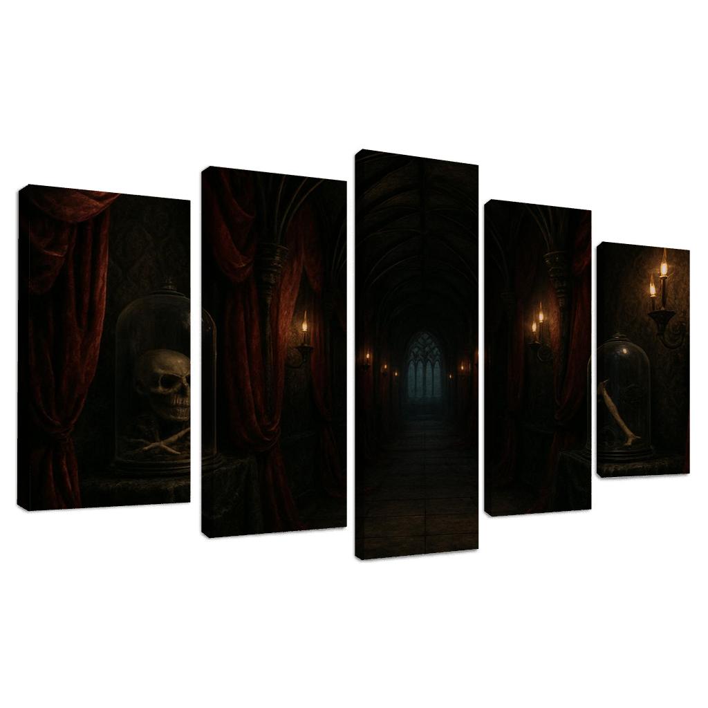 Velvet Reliquary Corridor canvas paintings frame
