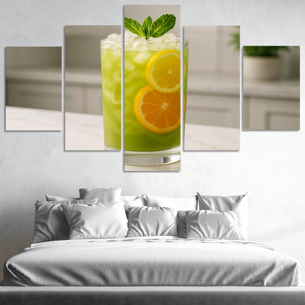Iced Matcha Citrus Garden Spritz one-piece frames
