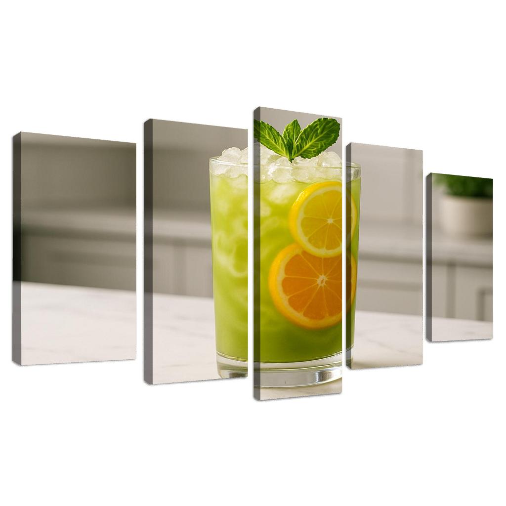 Iced Matcha Citrus Garden Spritz one-piece frames