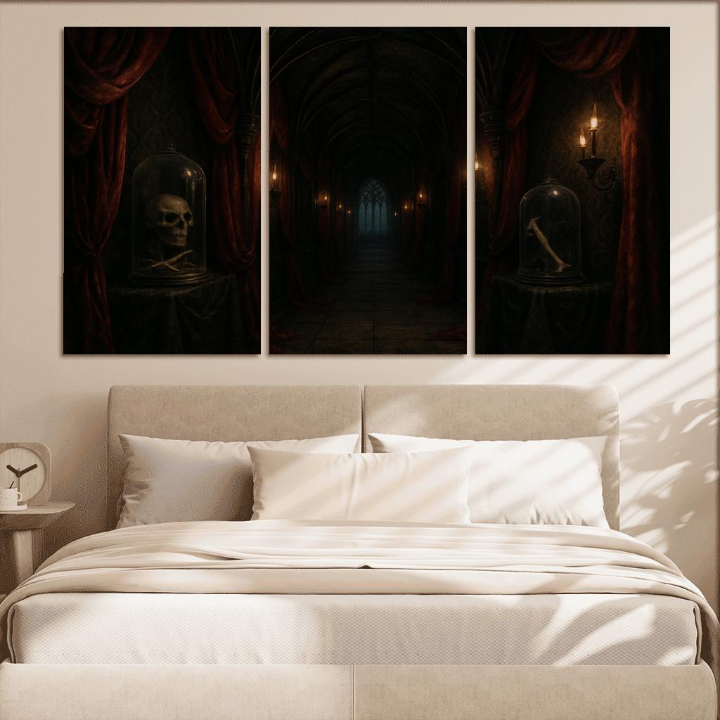 Velvet Reliquary Corridor canvas paintings frame