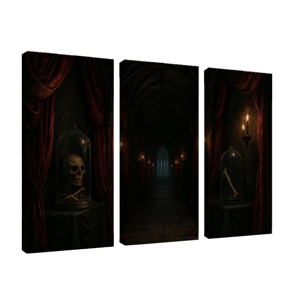 Velvet Reliquary Corridor canvas paintings frame
